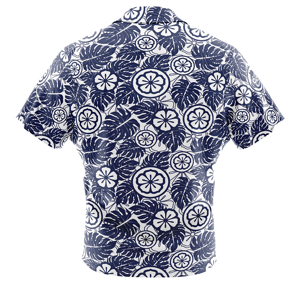 Miyagi-Do Lotus Karate Kid Button Up Hawaiian Shirt