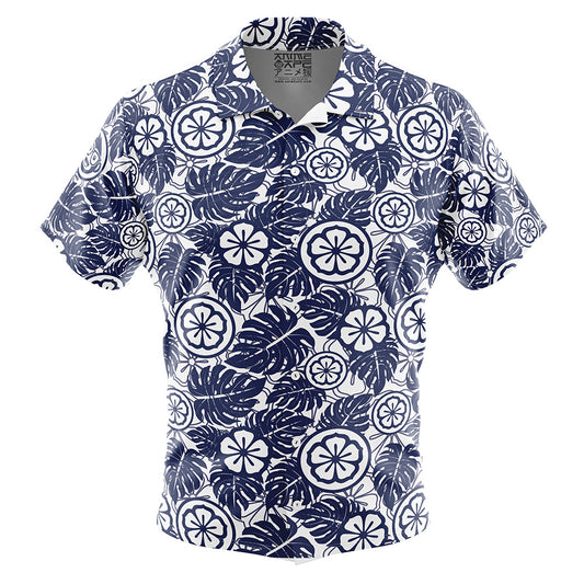 Miyagi-Do Lotus Karate Kid Button Up Hawaiian Shirt