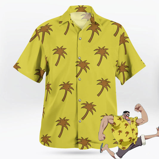 Monkey D Garp Young Mens Hawaian Shirt S-5XL | One Piece Universe Store