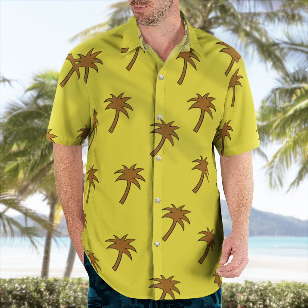 Monkey D Garp Young Mens Hawaian Shirt S-5XL | One Piece Universe Store