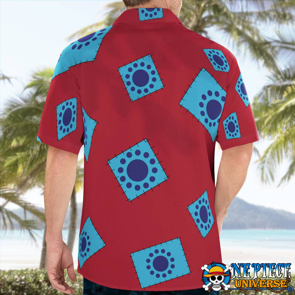 Luffy Red Button Up Shirt Pattern New 2025 | One Piece Universe Store