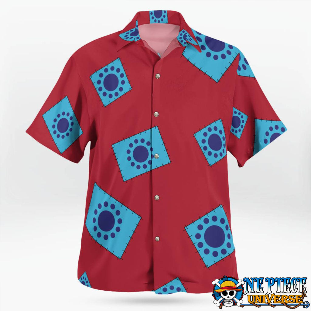 Luffy Red Button Up Shirt Pattern New 2025 | One Piece Universe Store
