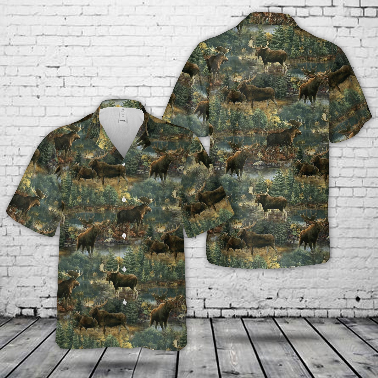 Moose Hawaiian Shirt