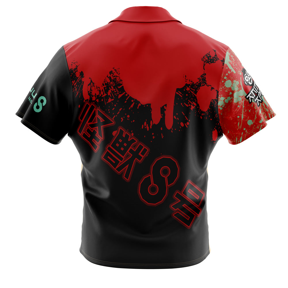 New Monster Shonen Kaiju no 8 Button Up Hawaiian Shirt