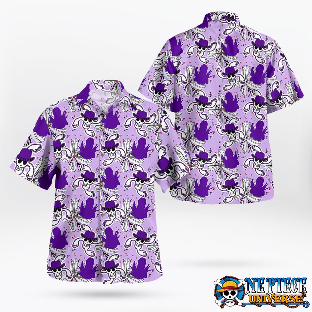 Jolly Roger Nico Robin Purple Hawaiian Shirt Unisex | One Piece Universe Store