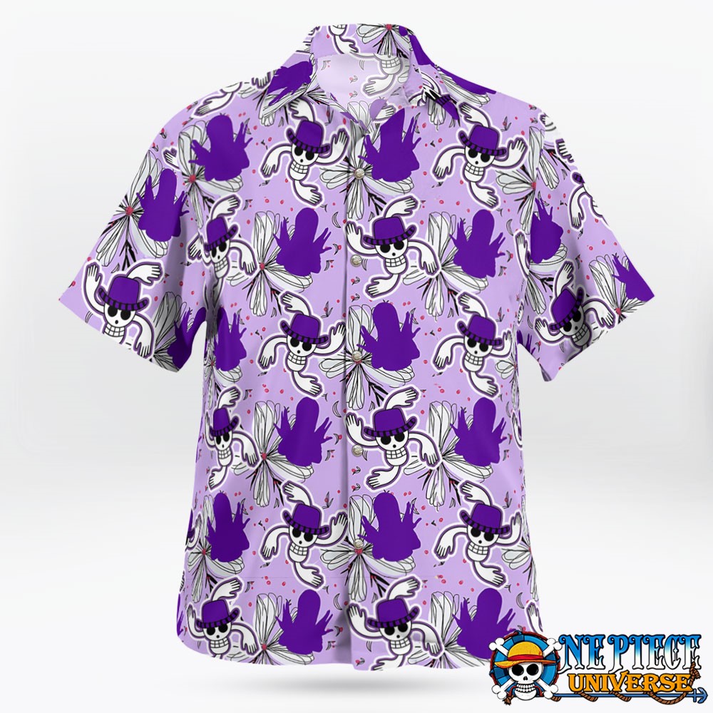 Jolly Roger Nico Robin Purple Hawaiian Shirt Unisex | One Piece Universe Store