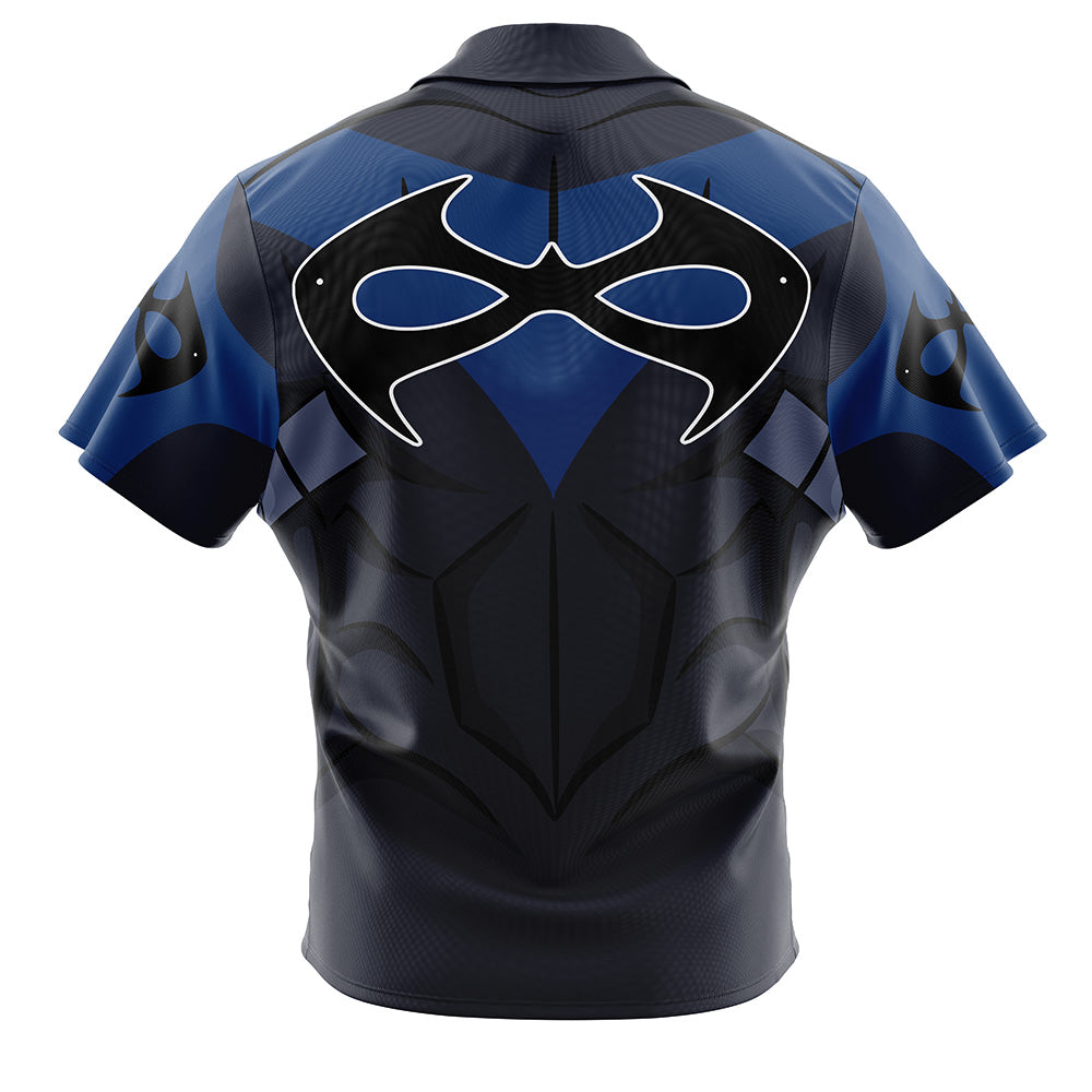 Nightwing DC Comics Button Up Hawaiian Shirt