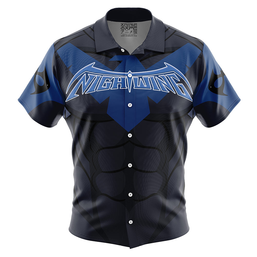 Nightwing DC Comics Button Up Hawaiian Shirt