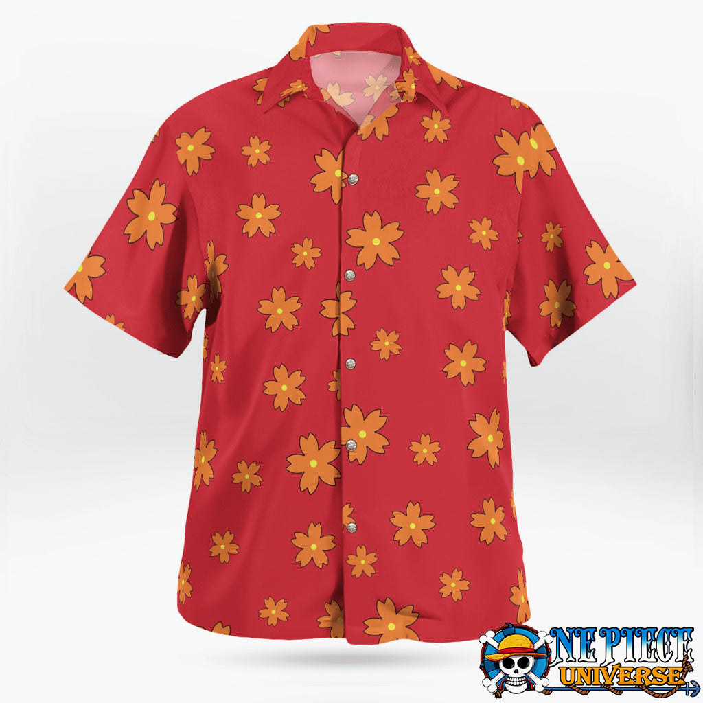One Piece Akainu Hawaiian Shirt Pattern Admiral Cosplay | One Piece Universe Store