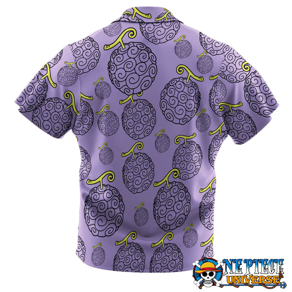 One Piece Gomu Gomu Pattern Button Up Hawaiian Shirt | One Piece Universe Store