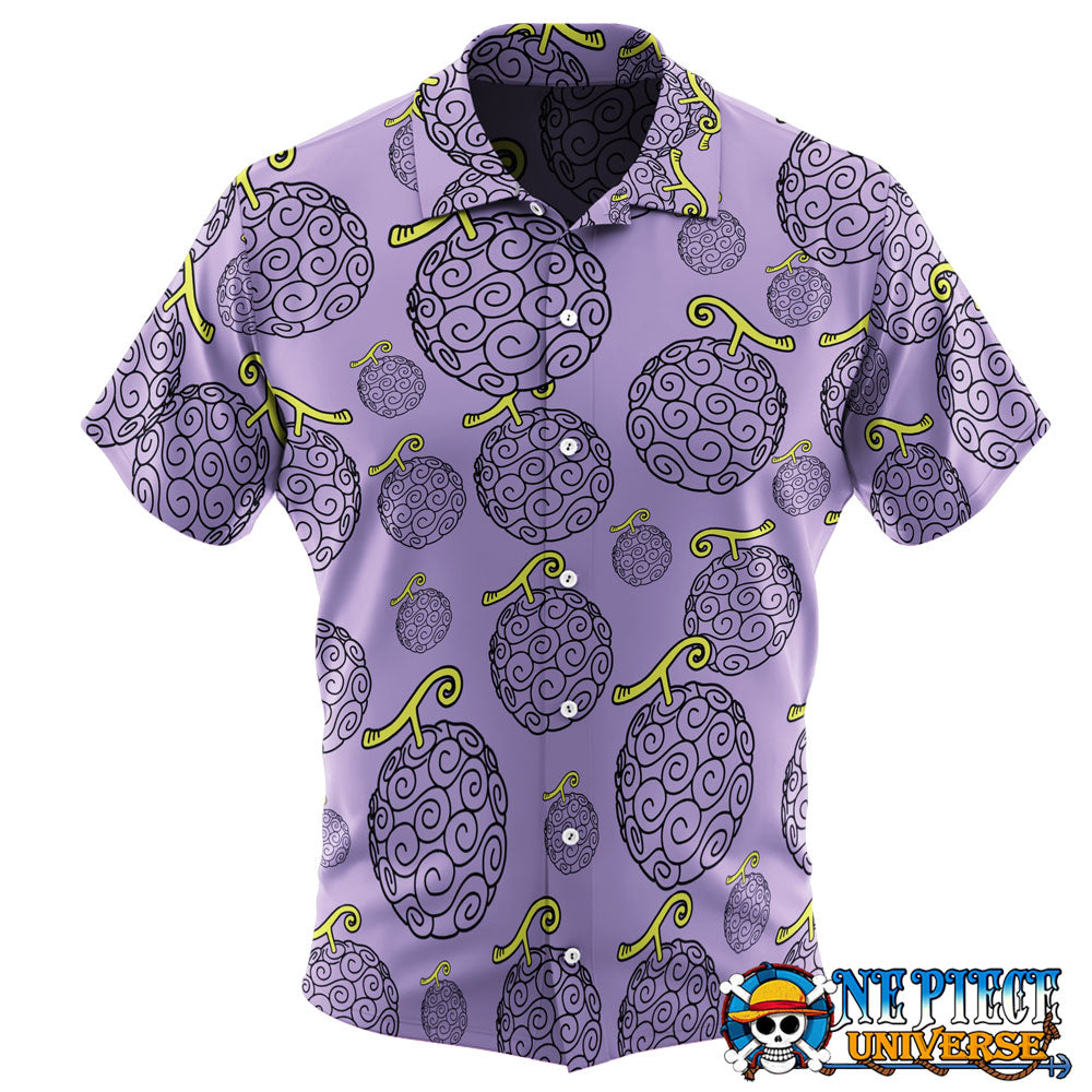 One Piece Gomu Gomu Pattern Button Up Hawaiian Shirt | One Piece Universe Store
