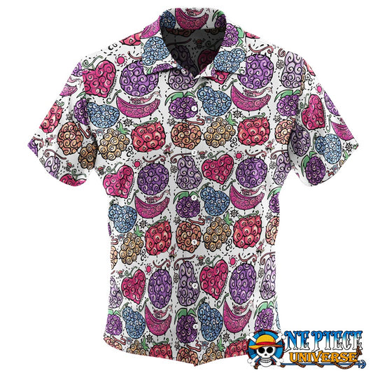 All Devil Fruit Button Up Hawaiian Shirt | One Piece Universe Store