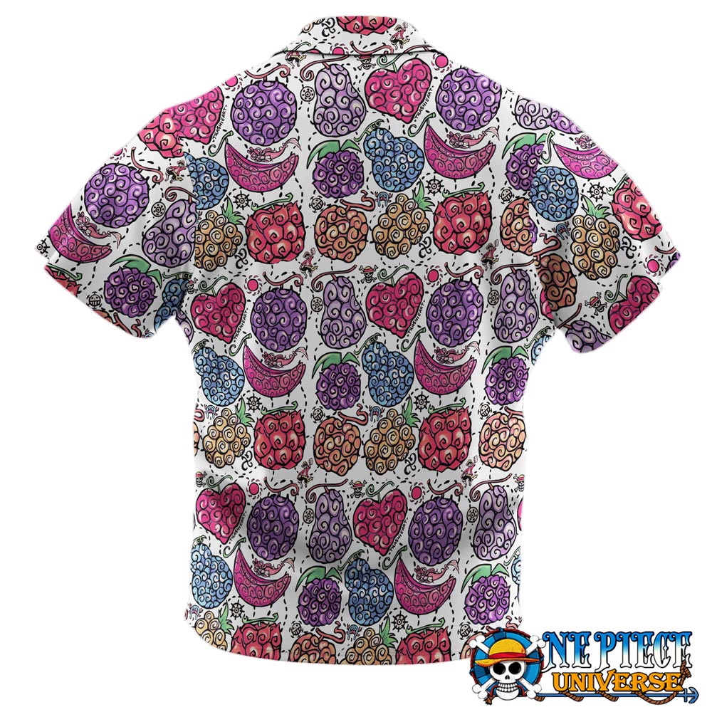 All Devil Fruit Button Up Hawaiian Shirt | One Piece Universe Store