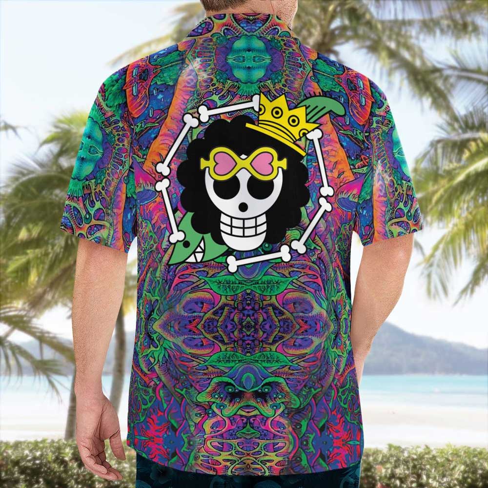 One Piece Hippie Trip Brook Hawaiian Shirt For Sale | One Piece Universe Store