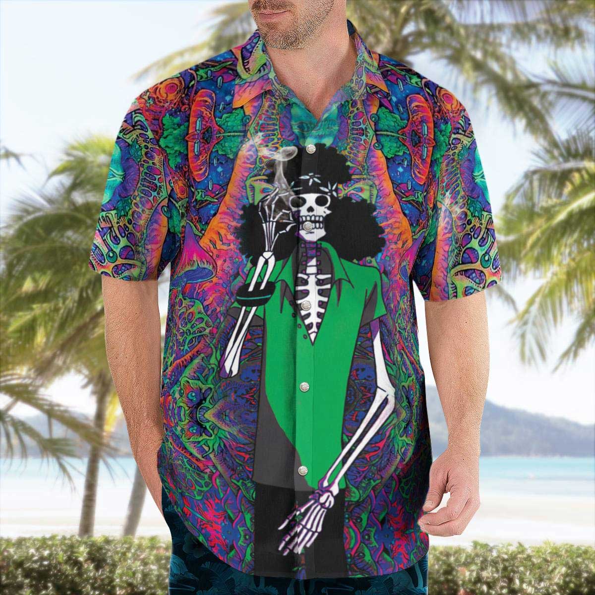 One Piece Hippie Trip Brook Hawaiian Shirt For Sale | One Piece Universe Store