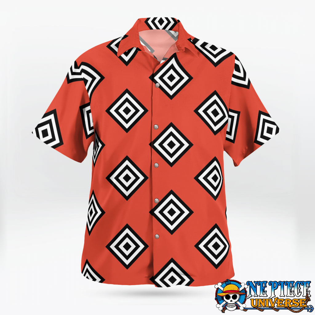 One Piece Jinbe Hawaiian Shirt Pattern for Sale | One Piece Universe Store
