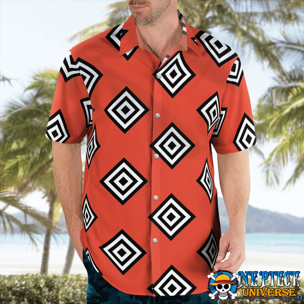 One Piece Jinbe Hawaiian Shirt Pattern for Sale | One Piece Universe Store
