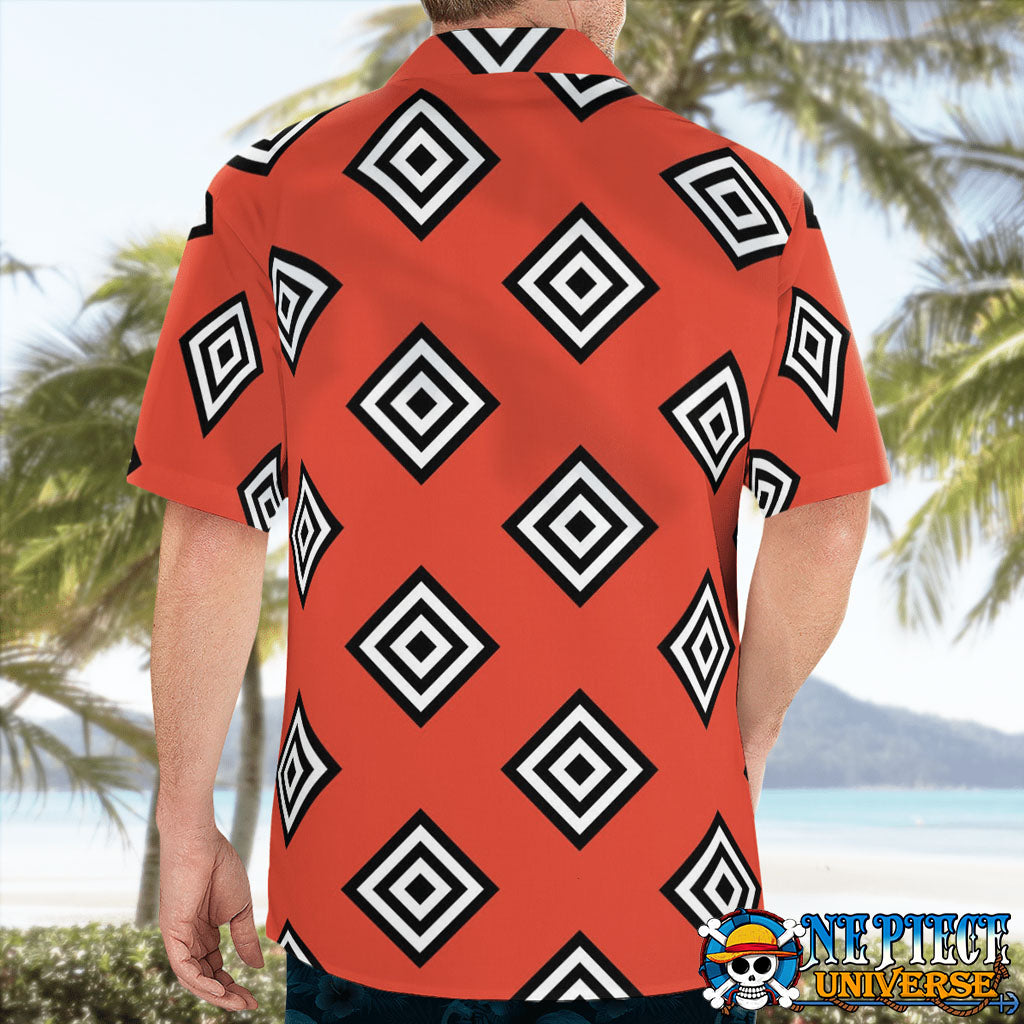 One Piece Jinbe Hawaiian Shirt Pattern for Sale | One Piece Universe Store