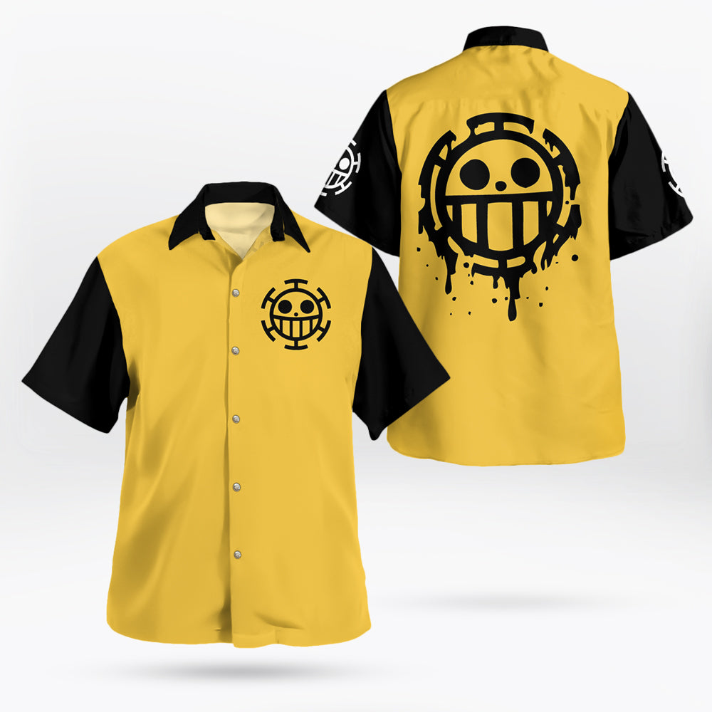 One Piece Law Heart Logo Hawaii Shirts Men, Women | One Piece Universe Store