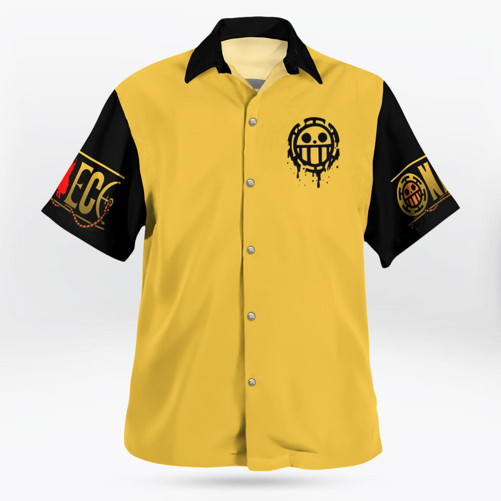 One Piece Law Heart Logo Hawaii Shirts Men, Women | One Piece Universe Store