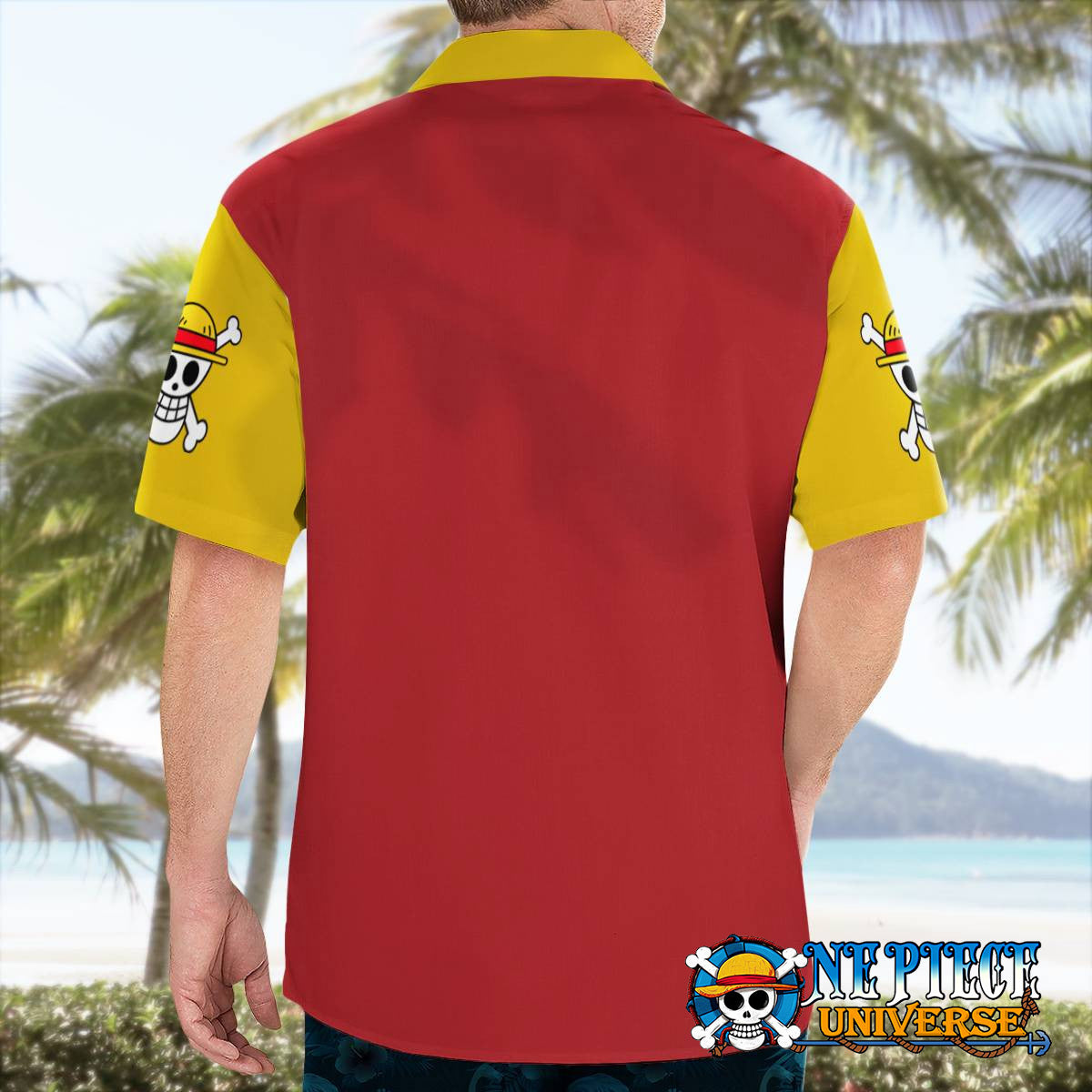 One Piece Straw Crew Logo Hawaiian Shirt For Sale | One Piece Universe Store