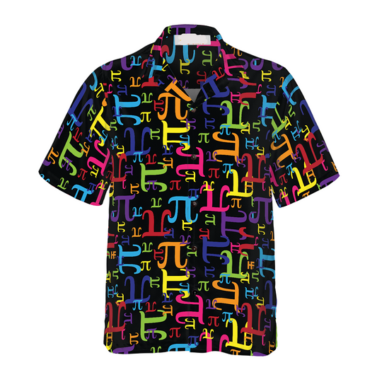 NoClaws Pi Hawaii Shirt Pieces Of Pi Symbol Math Aloha Shirt Colorful Unisex
