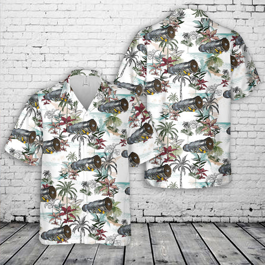 PW F135 Engine Hawaiian Shirt