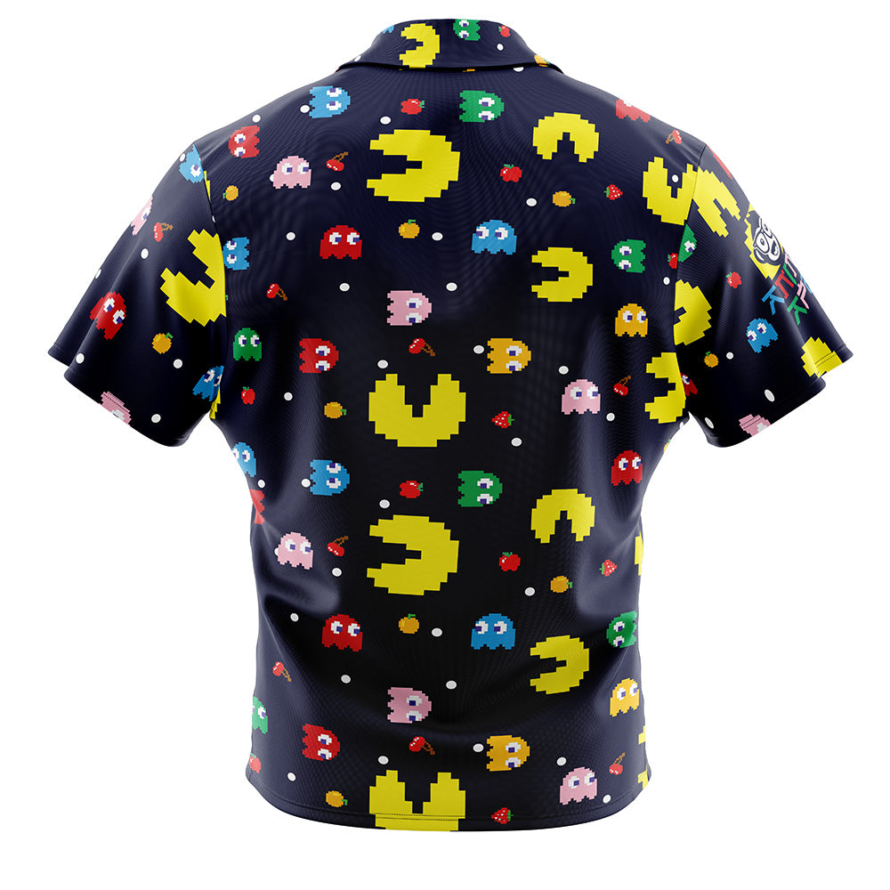 PacMan Button Up Hawaiian Shirt