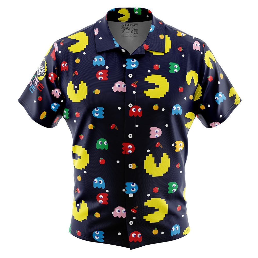 PacMan Button Up Hawaiian Shirt