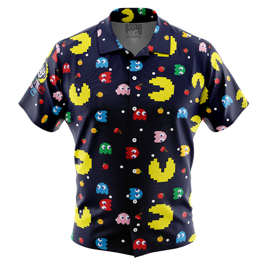 PacMan Button Up Hawaiian Shirt