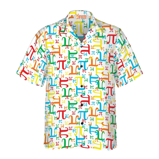 Pieces Of Pi Math Teacher Shirt For Men V1 Hawaiian Shirt