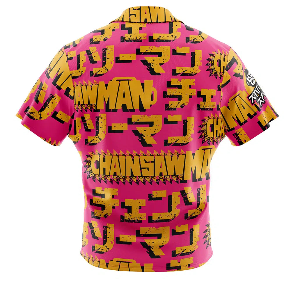 Power Chainsaw Man Button Up Hawaiian Shirt