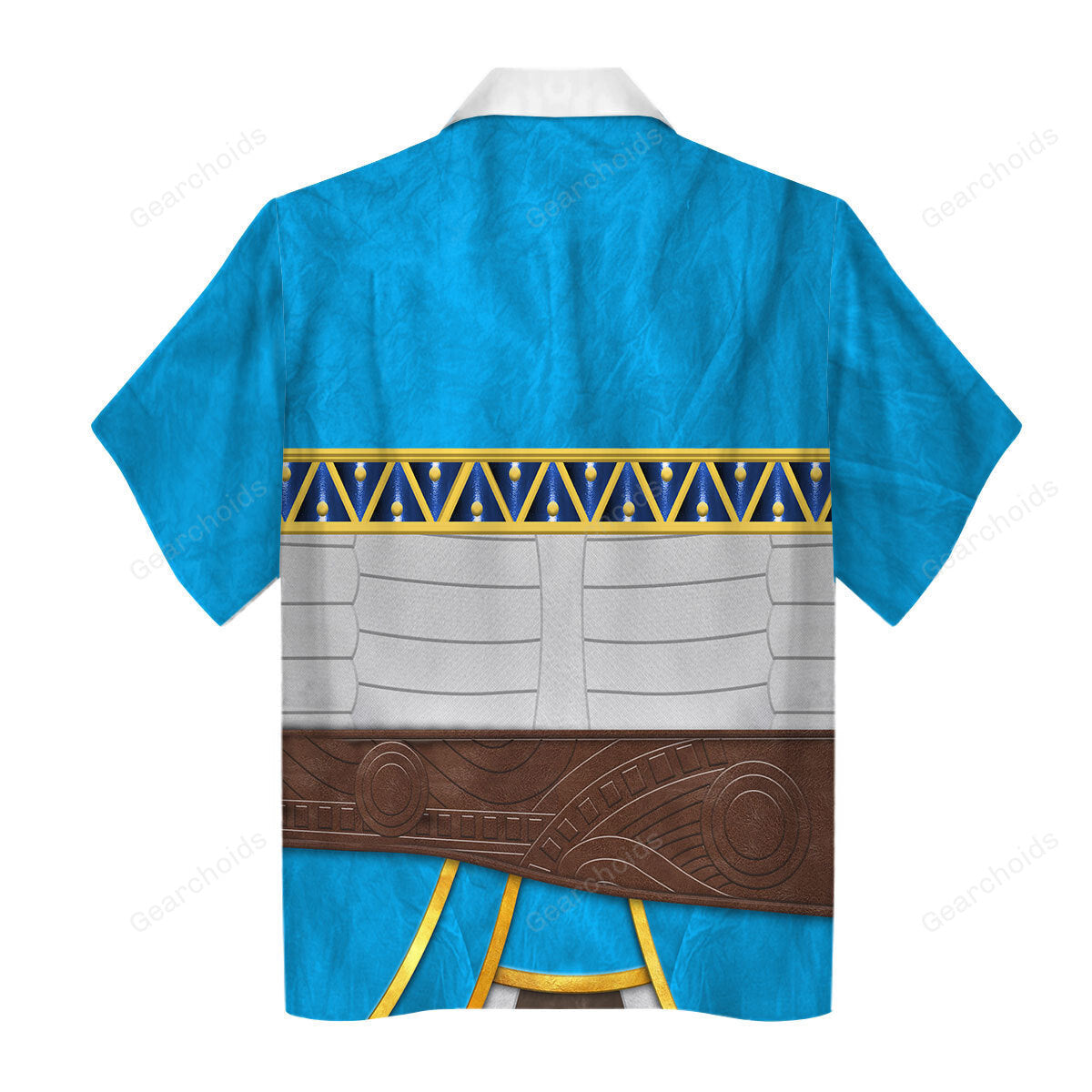 NoClaws Legend Of Zelda Hawaii Shirt Zelda Breath Of The Wild Attire Hawaiian Shirt Blue Unisex