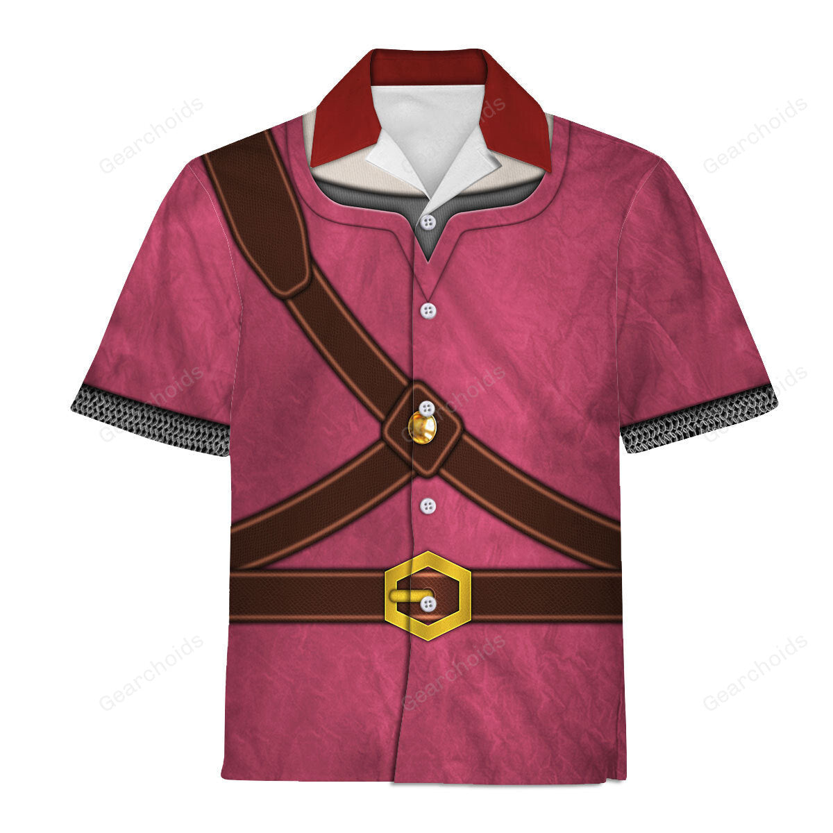 NoClaws Legend Of Zelda Hawaii Shirt Princess Zelda Skyward Sword Costume Hawaiian Shirt Pink Unisex