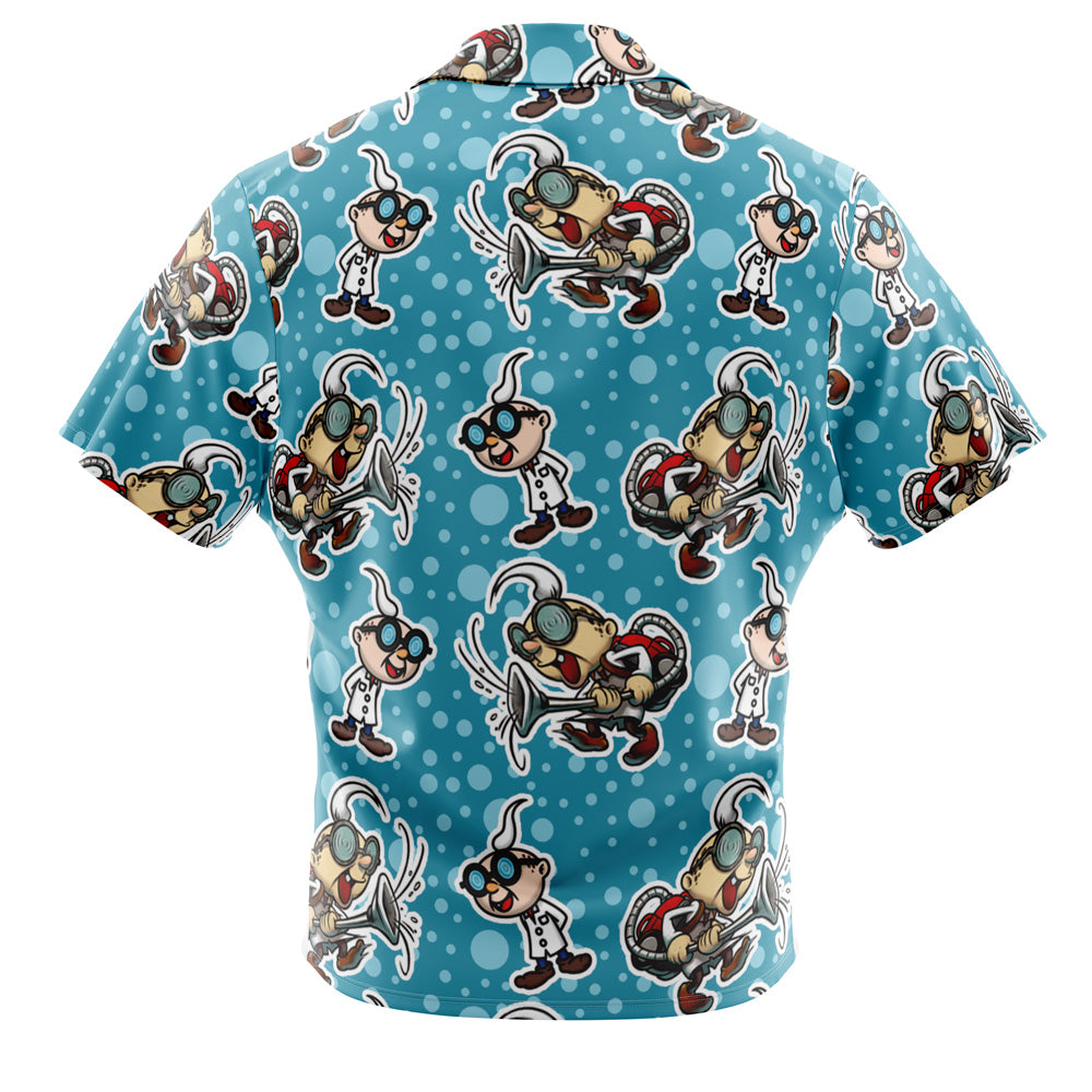 Prof E. Gadd Super Mario Bros Button Up Hawaiian Shirt