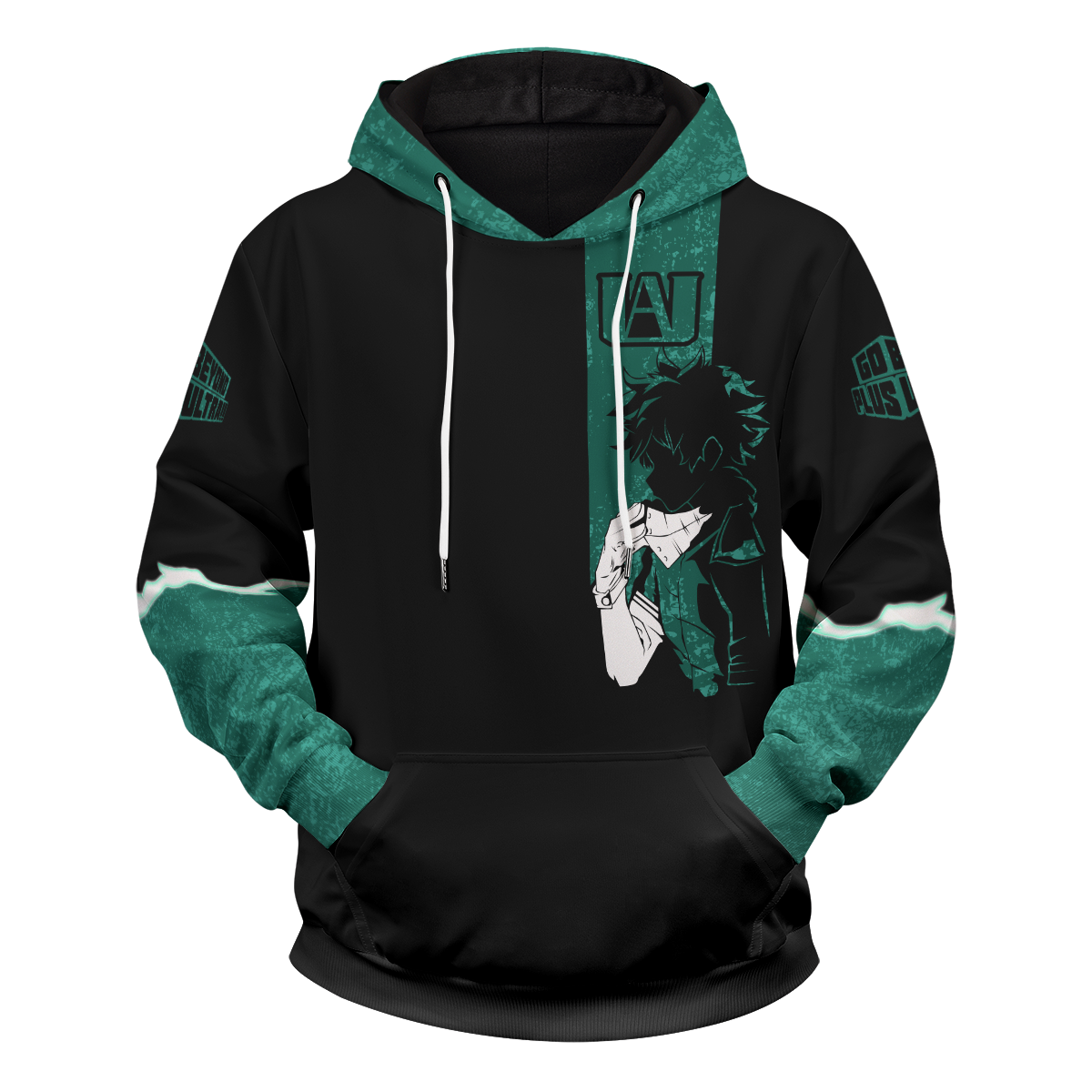 My Hero Academia Hoodie Boku No Hero Academia Apparel Izuku Midoriya Green Black Hoodie