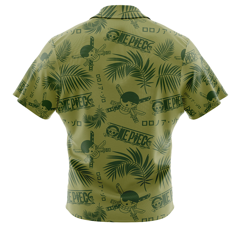 Roronoa Zoro Aloha One Piece Button Up Hawaiian Shirt