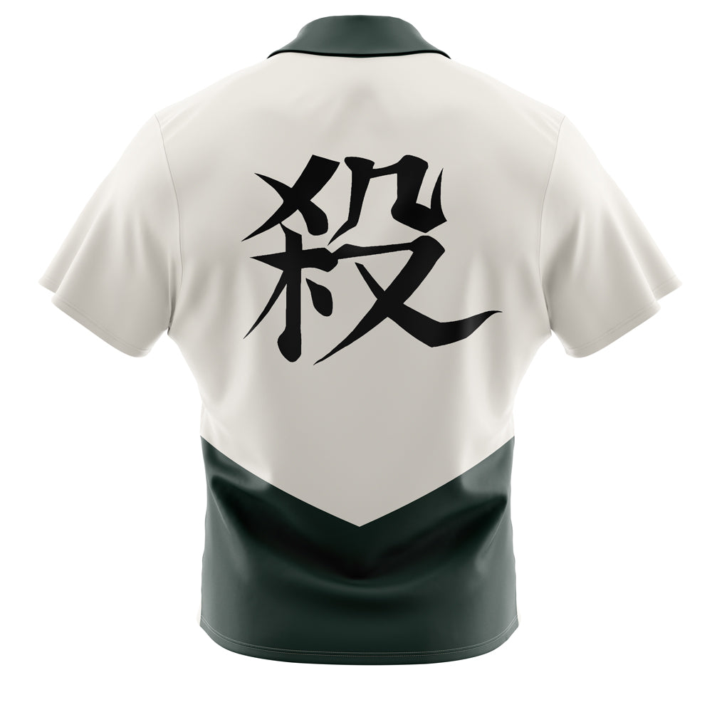 Sanemi Shinazugawa Demon Slayer Button Up Hawaiian Shirt