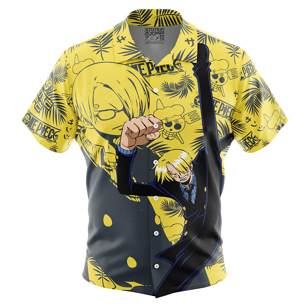 Sanji Aloha One Piece Button Up Hawaiian Shirt