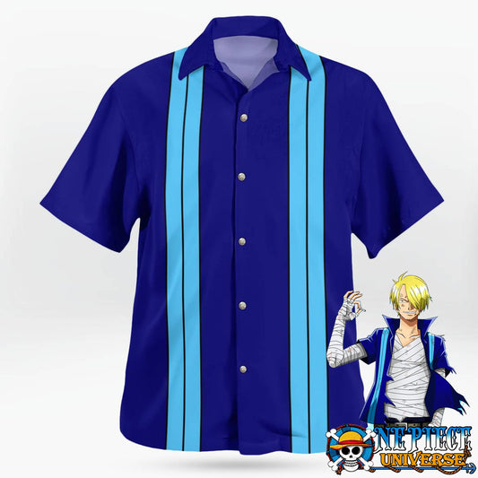 Sanji I Needed a Light Hawaiian Shirt Skypiea Blue | One Piece Universe Store