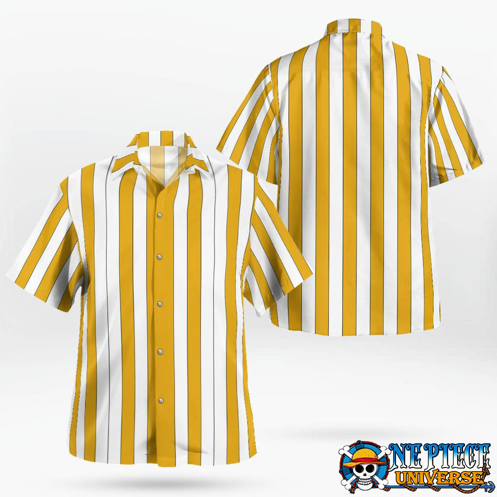 Sanji Wano Hawaiian Shirt Yellow Pattern HOT 2025 | One Piece Universe Store