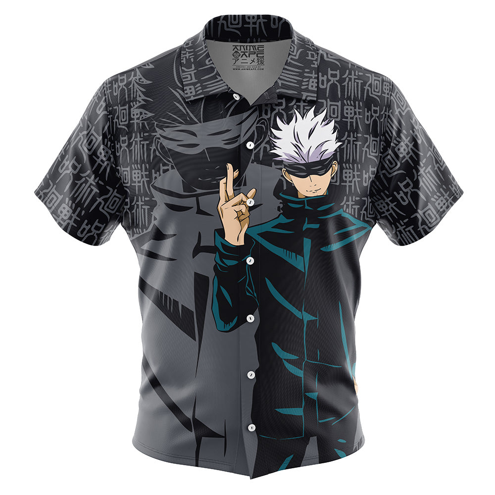 Satoru Gojo Jujutsu Kaisen Button Up Hawaiian Shirt