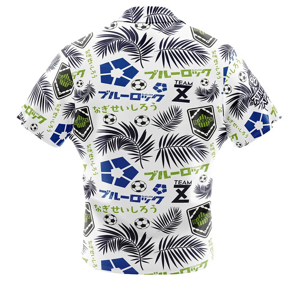 Seishiro Nagi Blue Lock Button Up Hawaiian Shirt