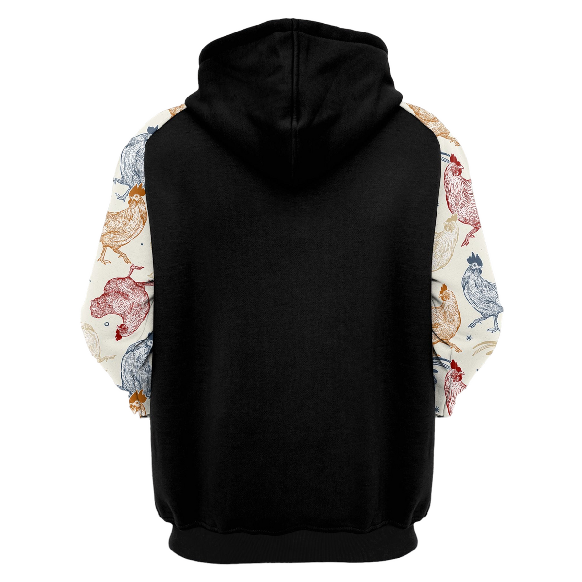 Chicken Hoodie Chicken She's Beauty She's Grace Hoodie Black Unisex