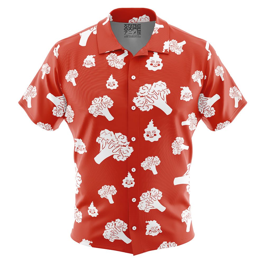 Shigeo Aloha Mob Psycho 100 III Button Up Hawaiian Shirt