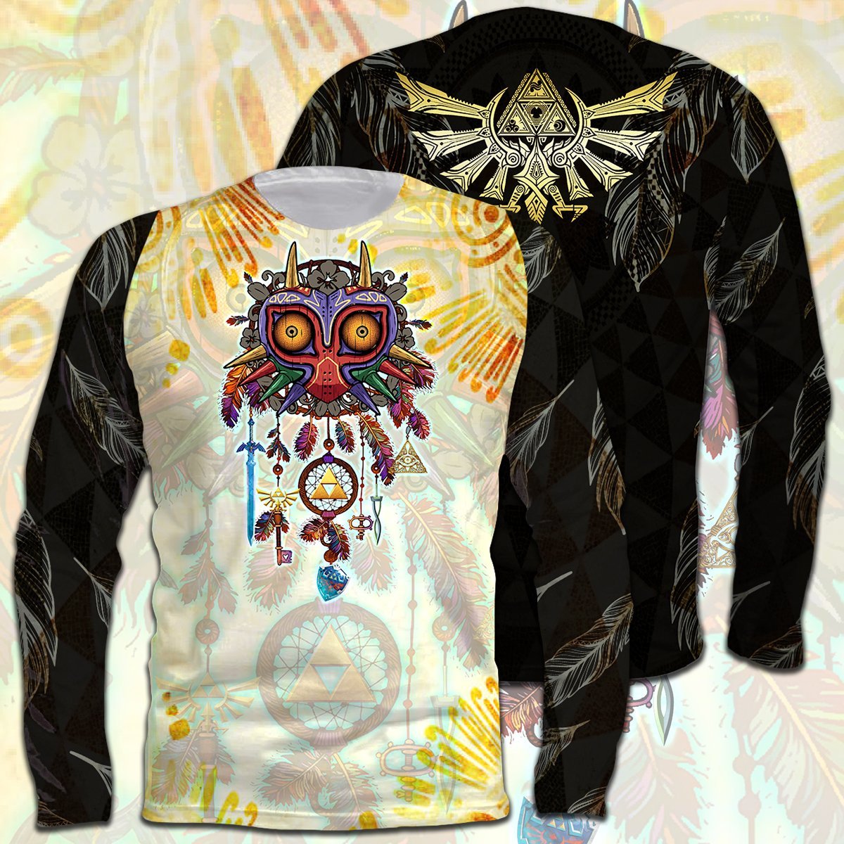 Legend Of Zelda T-shirt Majora's Mask Dreamcatcher Triforce Swordmaster Hyrule's Symbol T-shirt Legend Of Zelda Hoodie Sweater Tank