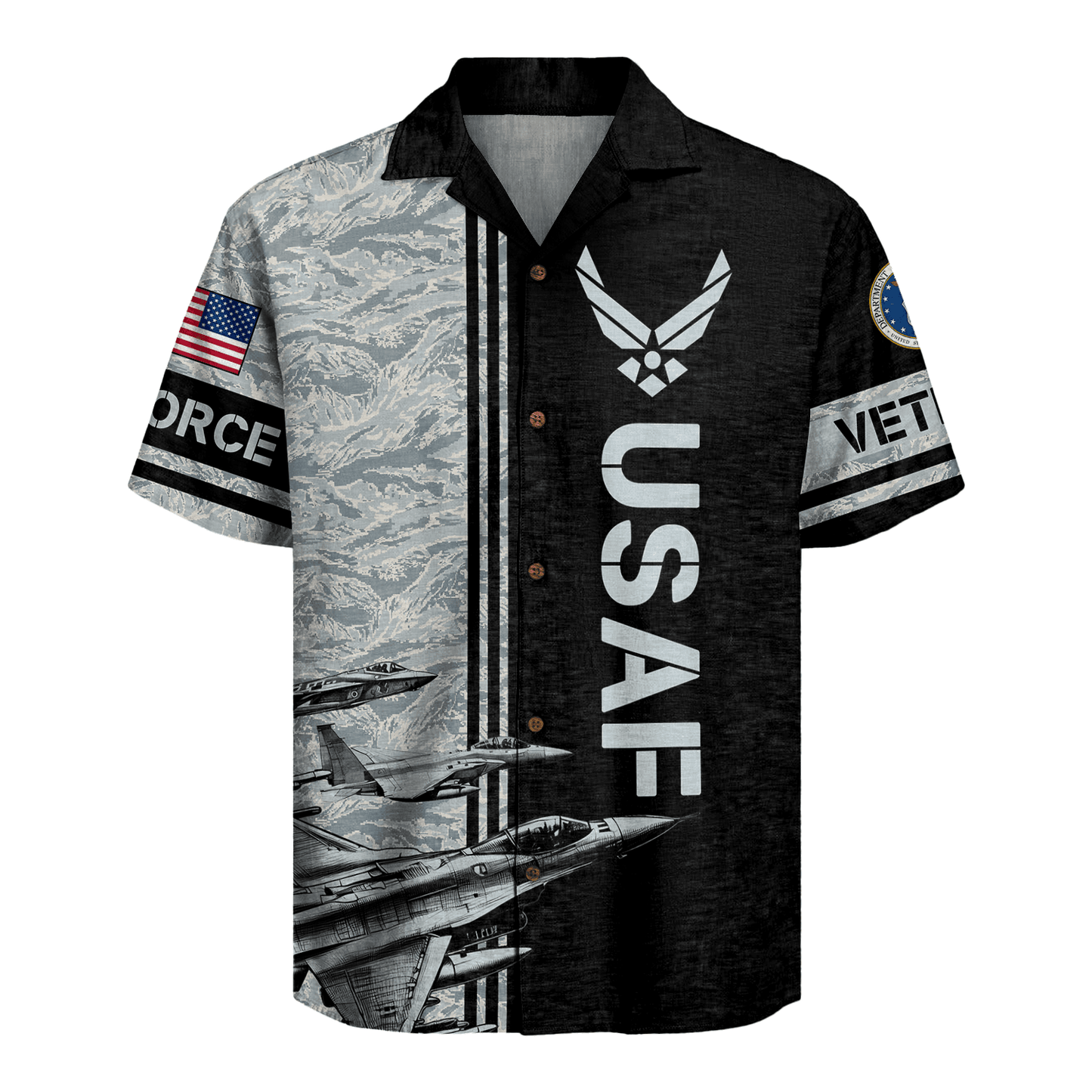 US Air Force Hawaiian Shirt