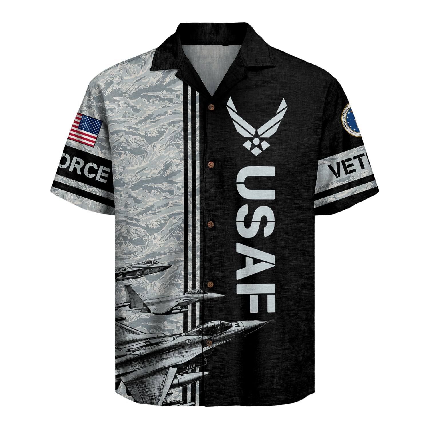 US Air Force Hawaiian Shirt