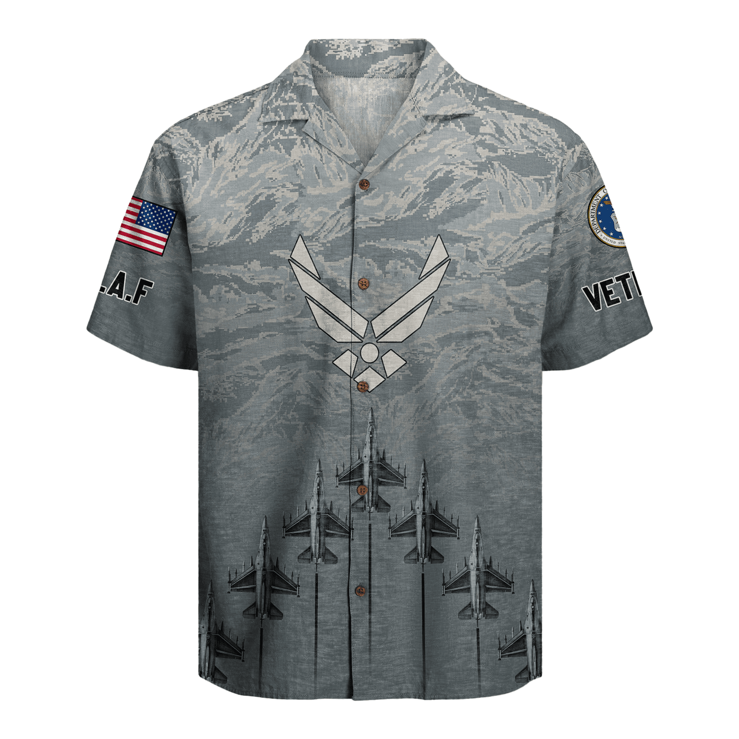 US Air Force Hawaiian Shirt