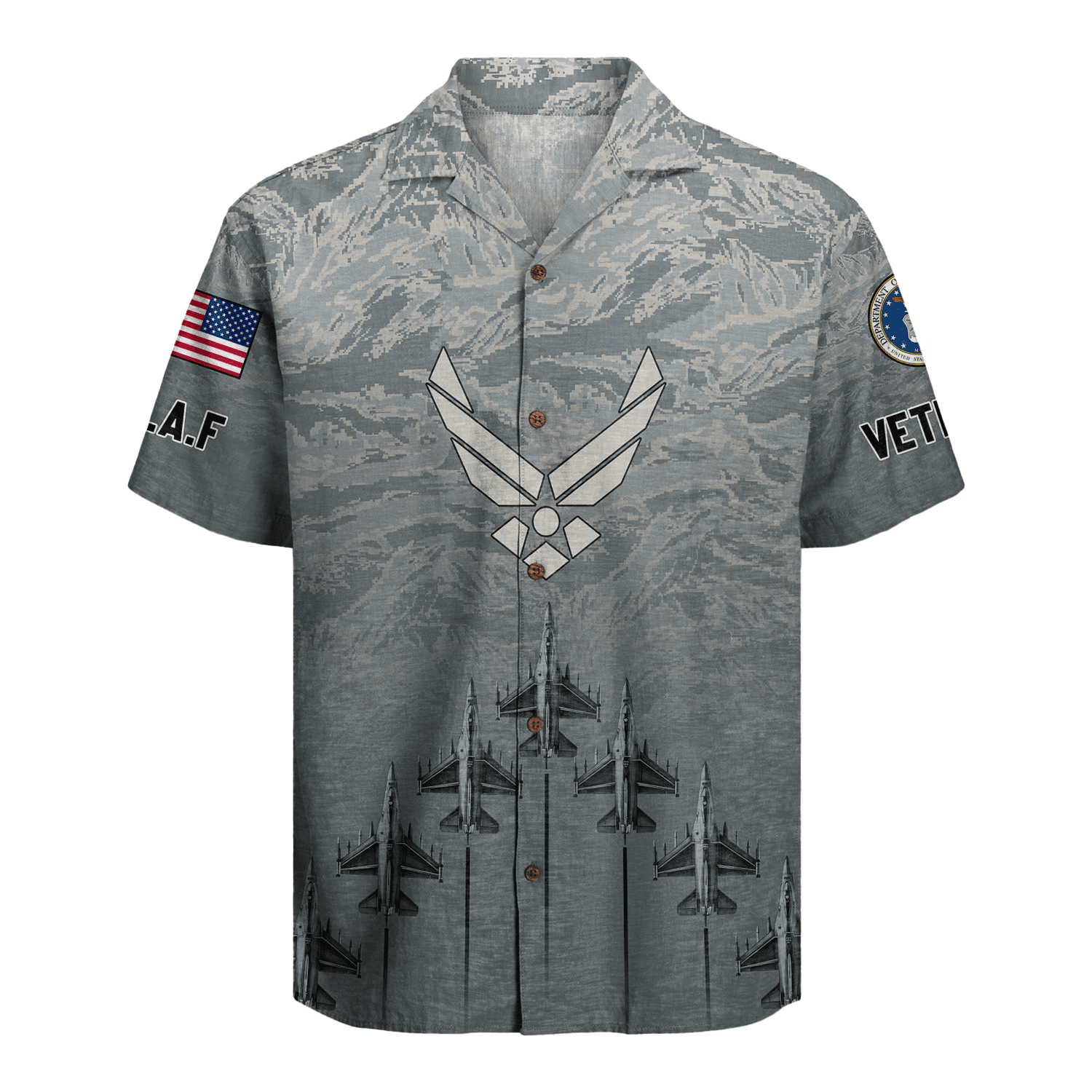 US Air Force Hawaiian Shirt